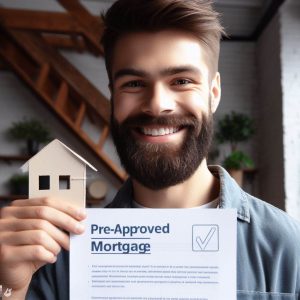 Get pre-approved for a mortgage.
